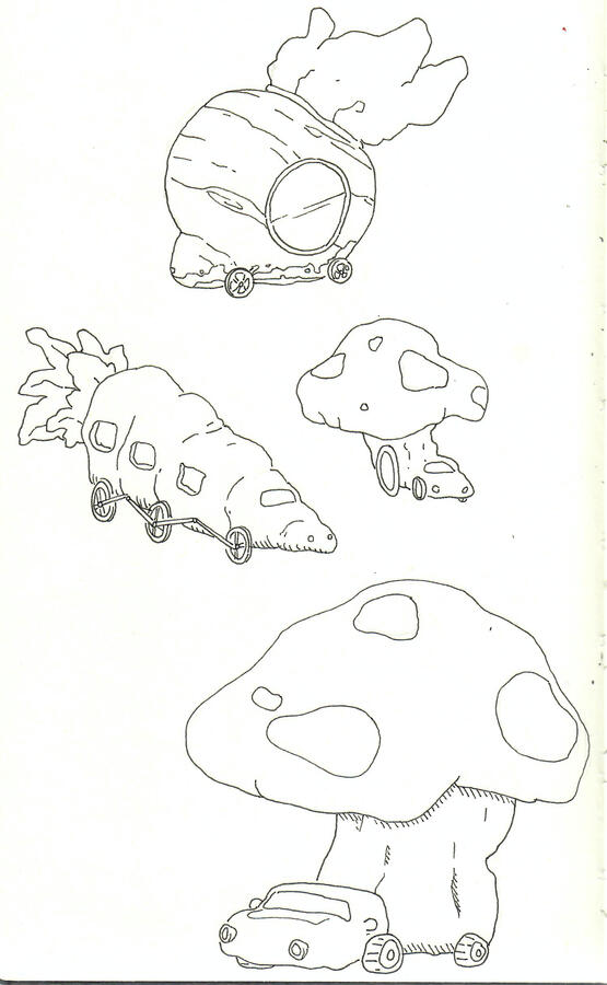 Foodie Vehicles – Sketchbook