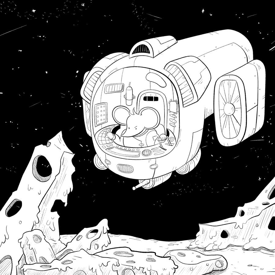 Cheese Planet – Procreate