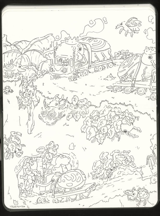 Sketchbook – 0.3 Black Muji Pen