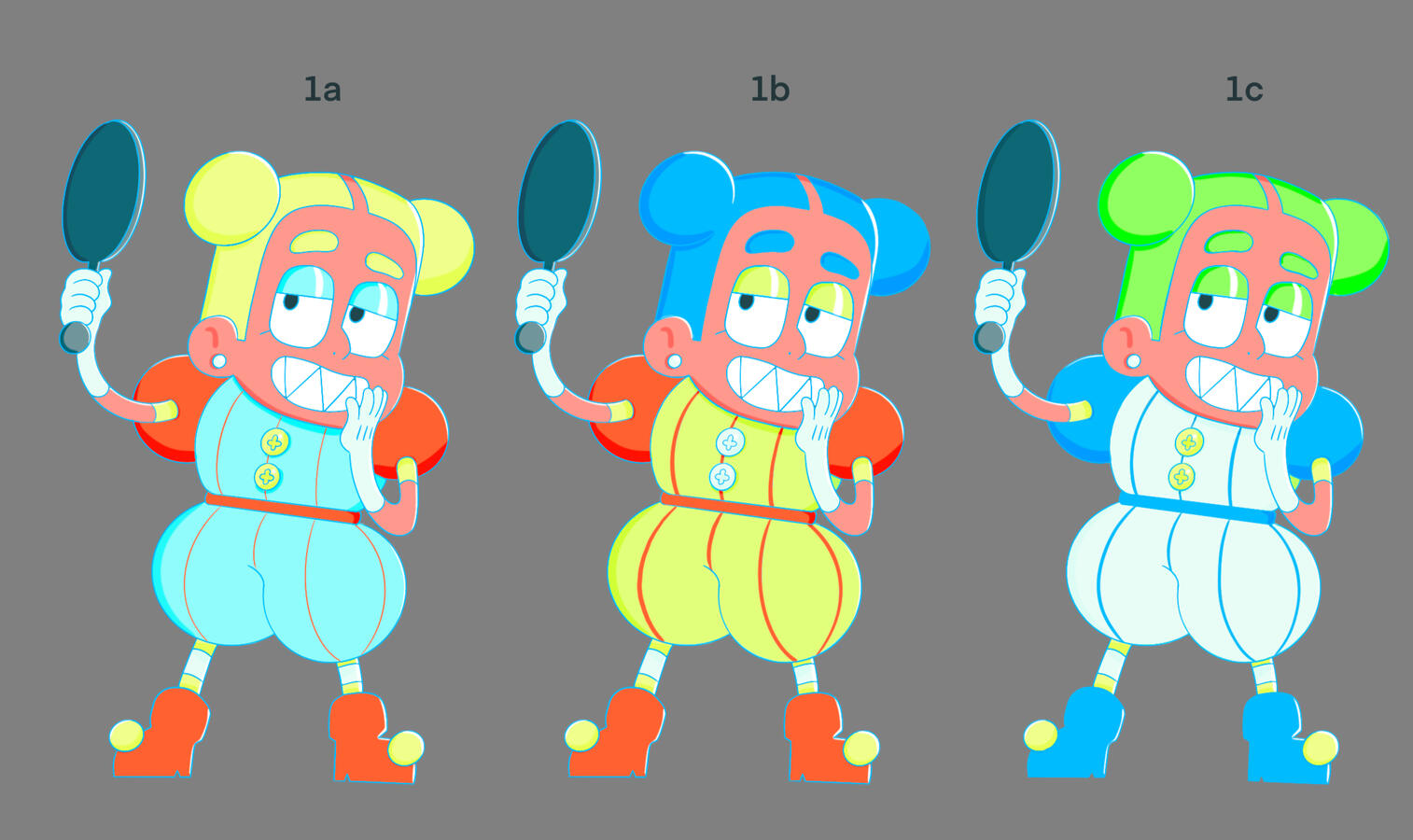 Circus Gal: Color Options – Clip Studio Paint EX