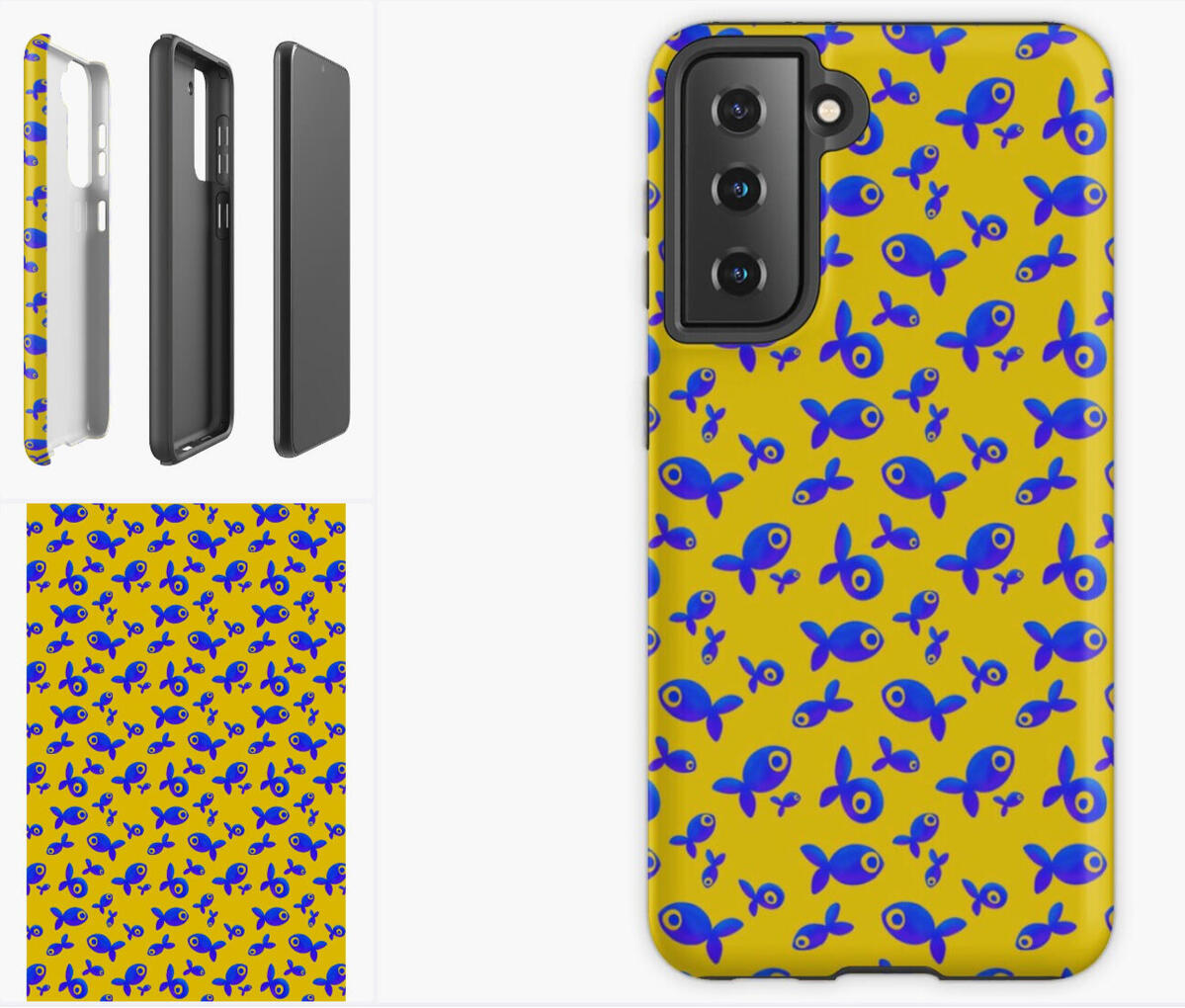 Fish Phone – Procreate, Adobe Illustrator